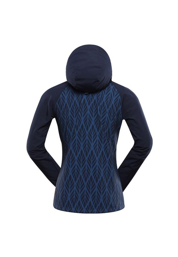 ALPINE PRO - Kurtka softshell damska Alpine Pro Hoora. Kolor: niebieski. Materiał: softshell. Sport: turystyka piesza