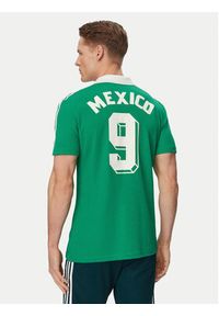 Adidas - adidas Koszulka techniczna Mexico Home Jersey 1986 JN3710 Zielony Slim Fit. Kolor: zielony. Materiał: bawełna #2