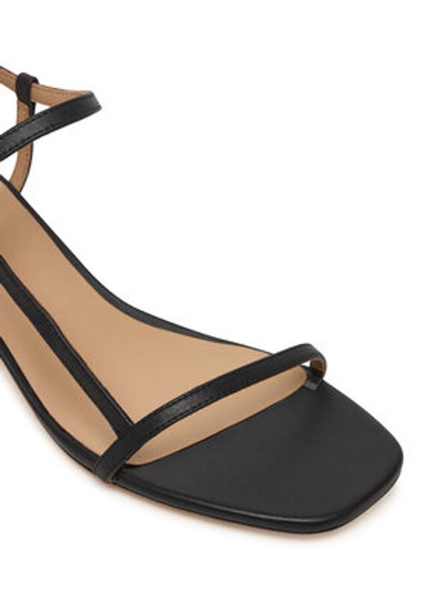 Lauren Ralph Lauren - LAUREN RALPH LAUREN Sandały 802P00097001 Czarny. Kolor: czarny. Materiał: skóra