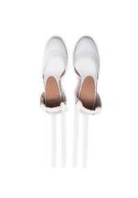 Castañer Espadryle Carina/8/001 020962-200 Biały. Kolor: biały. Materiał: materiał #3