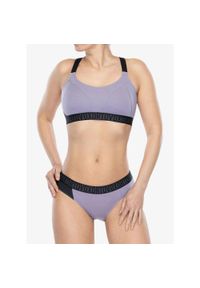 ORTOVOX - Stanik sportowy Ortovox 150 Essential Sports Top. Kolor: fioletowy