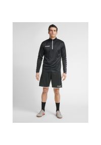 Bluza Hummel demi-zip hmlAUTHENTIC. Kolor: czarny, biały, wielokolorowy. Materiał: materiał. Sport: fitness, piłka nożna #1