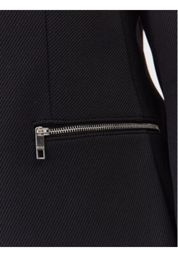 BOSS - Boss Marynarka 50495731 Czarny Regular Fit. Kolor: czarny. Materiał: bawełna, syntetyk