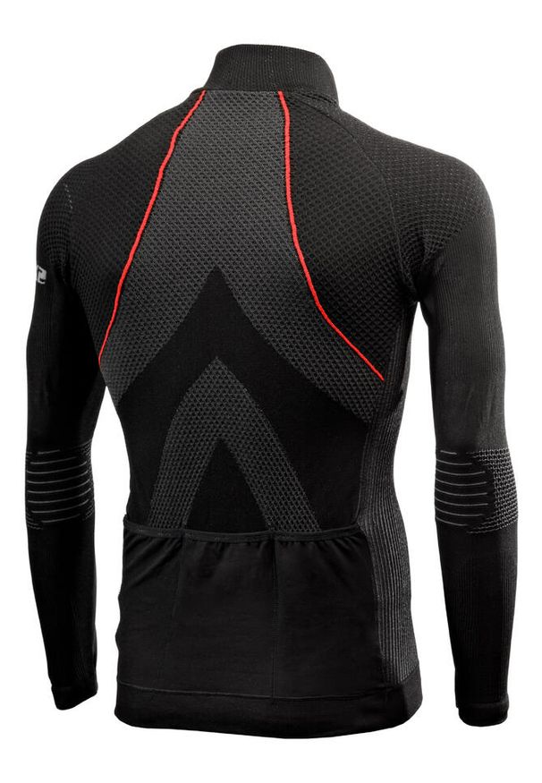 SIXS - Rowerowa kurtka wiatrówka Wind Jersey AW. Kolor: czerwony, czarny, wielokolorowy. Materiał: jersey. Długość rękawa: długi rękaw. Długość: długie. Sport: kolarstwo