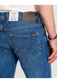 Męskie Spodnie Jeansowe Mustang Style Oregon Tapered Denim Blue 1017123 5000 623