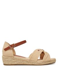 TOMMY HILFIGER - Espadryle Tommy Hilfiger. Kolor: beżowy