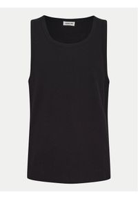 !SOLID - Solid Tank top 21108248 Czarny Regular Fit. Kolor: czarny. Materiał: bawełna