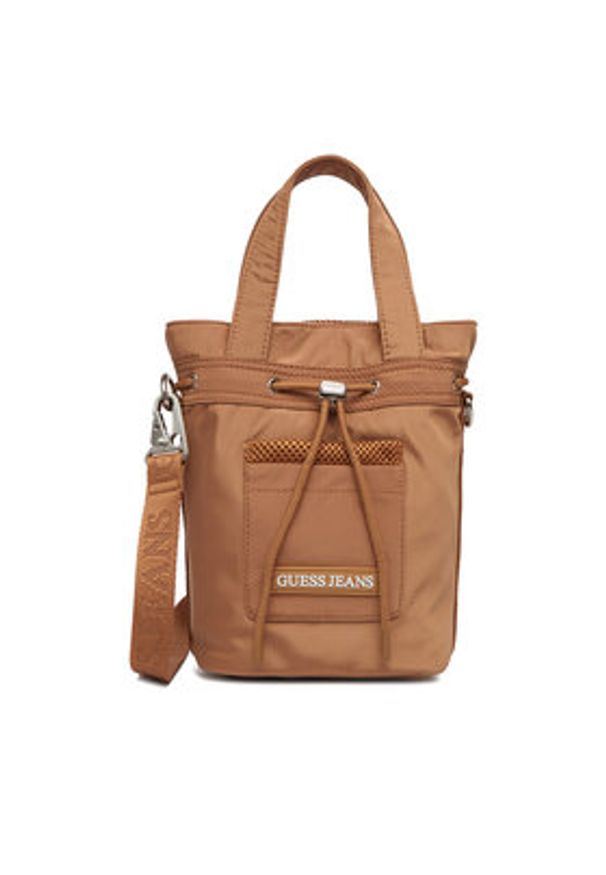 Guess Jeans Torebka CWBEO-GUESS-XC-006-09 Brązowy. Kolor: brązowy