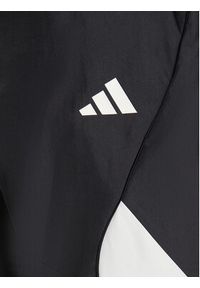 Adidas - adidas Spodnie dresowe Stadium JN1830 Czarny Loose Fit. Kolor: czarny. Materiał: syntetyk #5