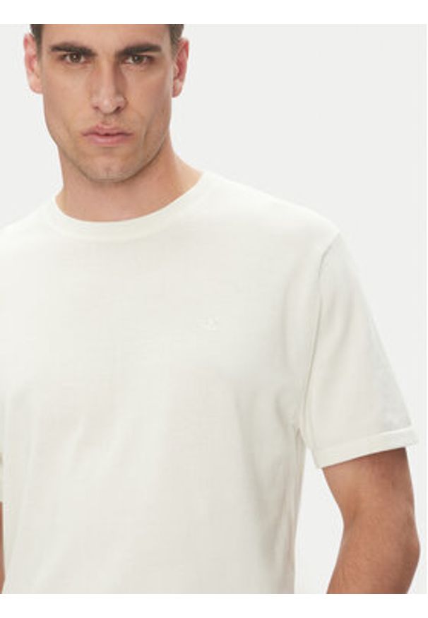 Calvin Klein T-Shirt Supima LV04LC333G Écru Regular Fit. Materiał: bawełna