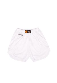 SPALDING - Szorty dla dzieci Spalding Hustle. Kolor: biały. Styl: sportowy. Sport: koszykówka