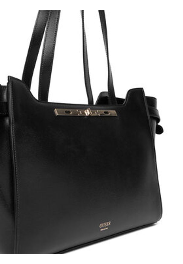 Guess Torebka HWAMGP L5481 Czarny. Kolor: czarny. Materiał: skórzane