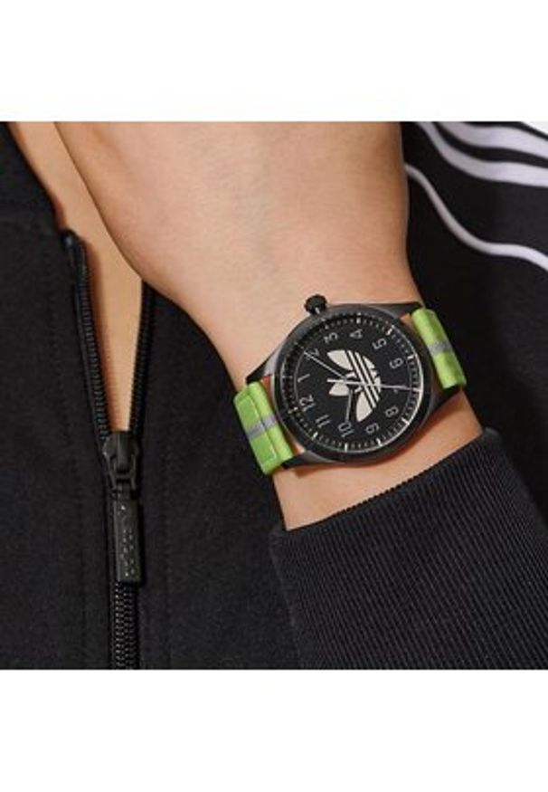 adidas Originals Zegarek Code Four Watch AOSY23040 Czarny. Kolor: czarny