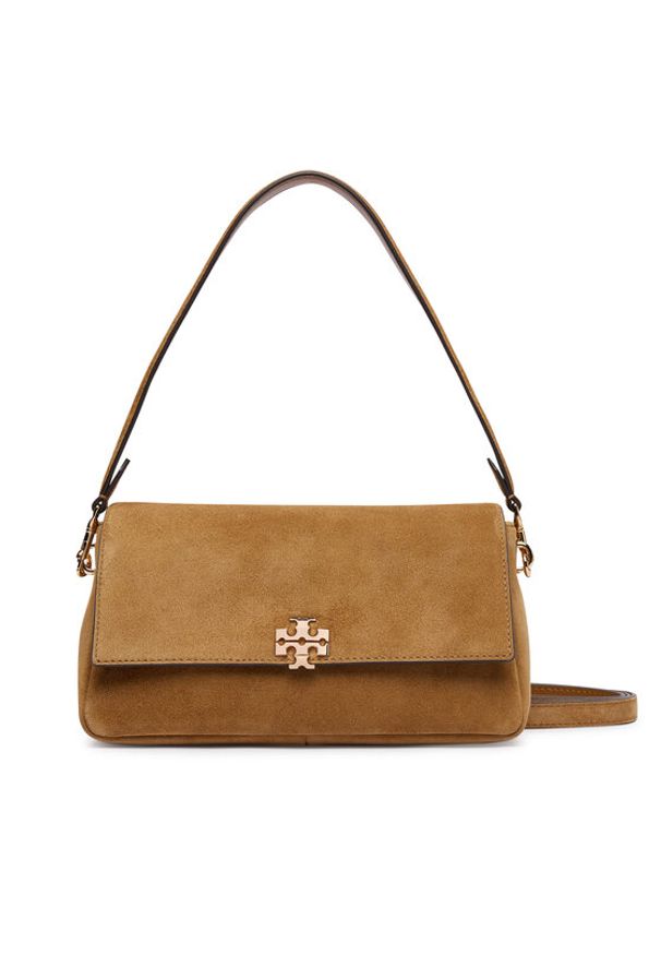 Tory Burch Torebka 183225 Brązowy. Kolor: brązowy. Materiał: skórzane, zamszowe