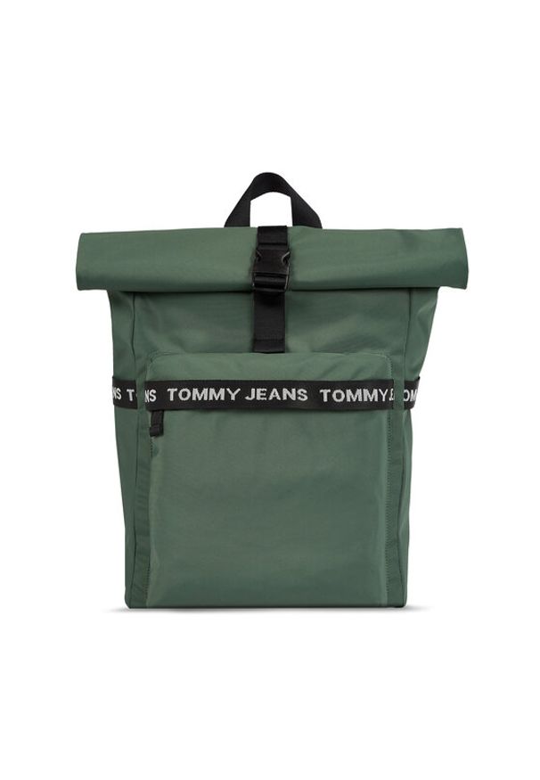 Tommy Jeans Plecak Tjm Essential Rolltop Bp AM0AM11176 Zielony. Kolor: zielony. Materiał: materiał