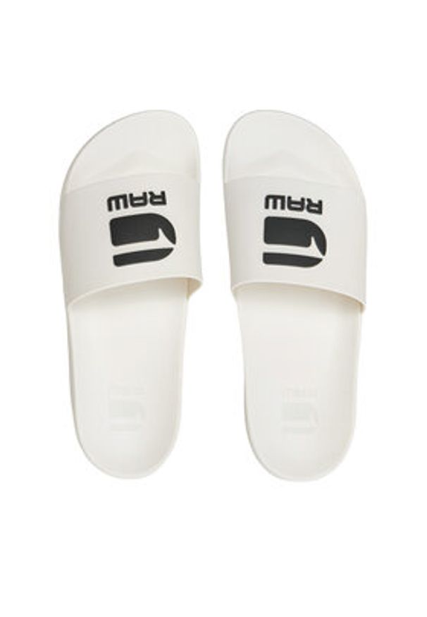G-Star RAW - G-Star Raw Klapki Cart III Bsc M 2141 026205 Biały. Kolor: biały. Materiał: syntetyk