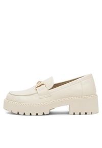 DeeZee Loafersy GIA H3302D-3 Écru. Materiał: skóra