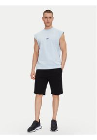 Hugo - HUGO Tank top Navertz 50509773 Błękitny Regular Fit. Kolor: niebieski. Materiał: bawełna #4