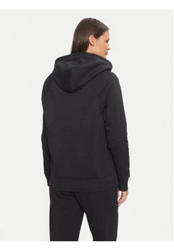 Under Armour Bluza Ua Rival Fleece Big Logo 1379501 Czarny Loose Fit. Kolor: czarny. Materiał: bawełna