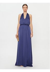 YAS Sukienka wieczorowa 26031524 Granatowy Regular Fit. Kolor: niebieski. Materiał: syntetyk. Styl: wizytowy #5