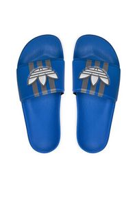 Adidas - adidas Klapki Adilette IG9267 Niebieski. Kolor: niebieski. Materiał: skóra #3
