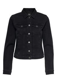 only - ONLY Kurtka jeansowa 15192447 Czarny Regular Fit. Kolor: czarny. Materiał: bawełna, jeans