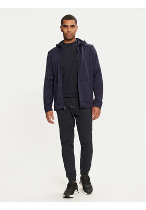 Under Armour Bluza 1373357 Granatowy Regular Fit. Kolor: niebieski. Materiał: syntetyk