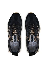 Pepe Jeans Sneakersy Lucky Fenix PLS600019 Czarny. Kolor: czarny. Materiał: zamsz, skóra #4