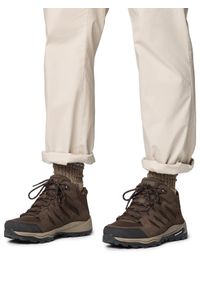columbia - Buty turystyczne męskie Columbia Redmond IV Mid Waterproof. Kolor: brązowy. Sport: turystyka piesza