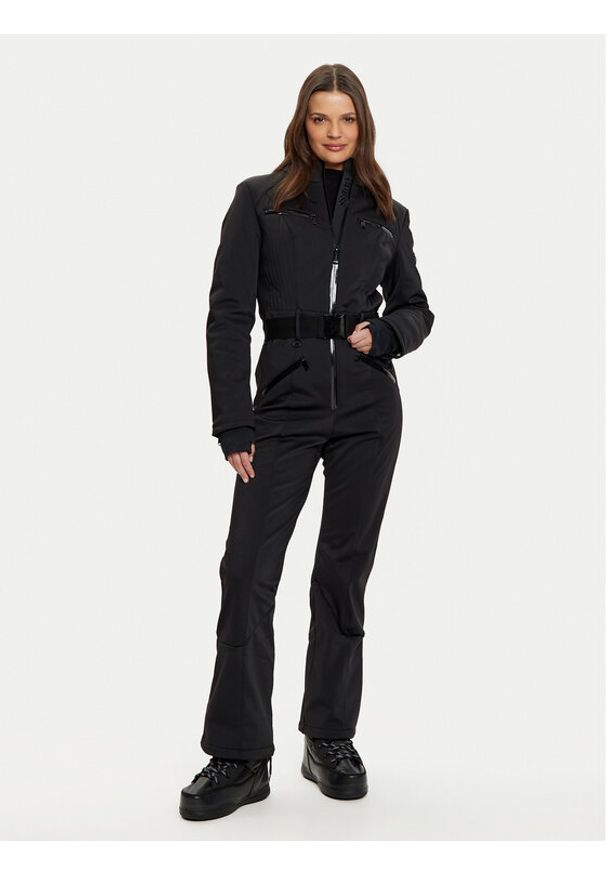 Guess Kombinezon narciarski W4PD1M WH1S0 Czarny Regular Fit. Kolor: czarny. Materiał: syntetyk. Sport: narciarstwo