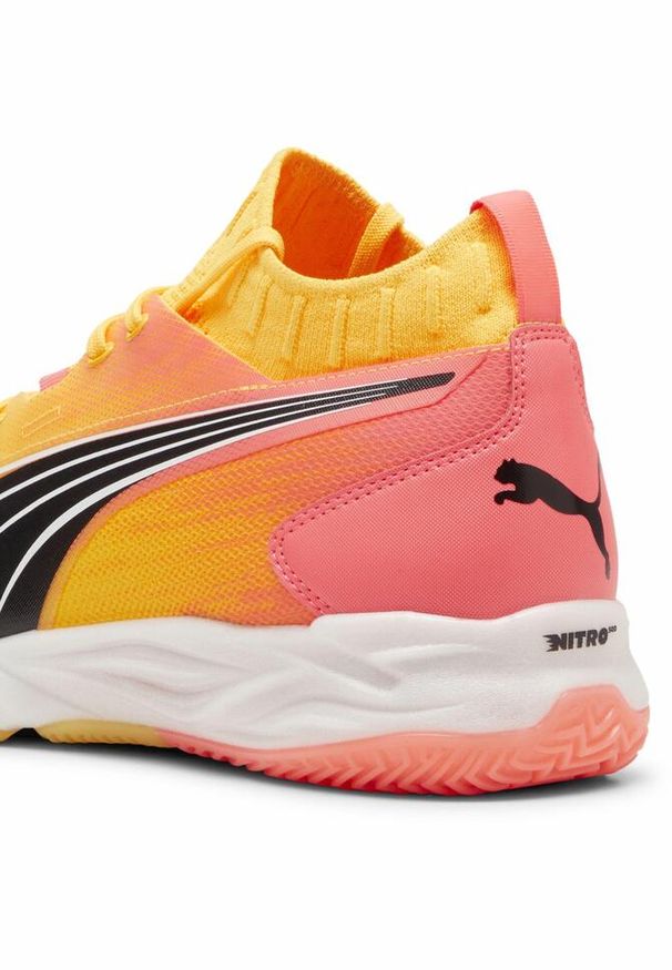 Puma - Buty do piłki ręcznej Eliminate NITRO™ SQD PUMA. Kolor: wielokolorowy, pomarańczowy, żółty, różowy, czarny