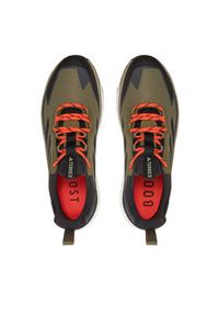 Adidas - adidas Trekkingi Terrex Free Hiker 2.0 Low Gore-Tex IH3537 Zielony. Kolor: zielony. Materiał: materiał, mesh. Technologia: Gore-Tex. Model: Adidas Terrex. Sport: turystyka piesza #5