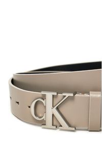 Calvin Klein Pasek Damski K60K612289 Beżowy. Kolor: beżowy. Materiał: skóra