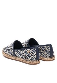 TOMMY HILFIGER - Tommy Hilfiger Espadryle Th Monogram Jacquard FW0FW09501 Brązowy. Kolor: brązowy. Materiał: materiał #5