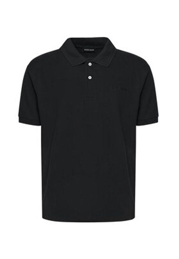 Guess Jeans Polo M4BP29 KCJV1 Czarny Regular Fit. Typ kołnierza: polo. Kolor: czarny. Materiał: bawełna