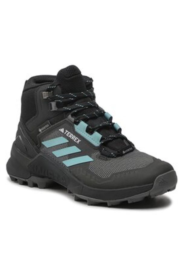 Adidas - adidas Trekkingi Terrex Swift R3 Mid Gtx W GORE-TEX HP8712 Czarny. Kolor: czarny. Materiał: materiał