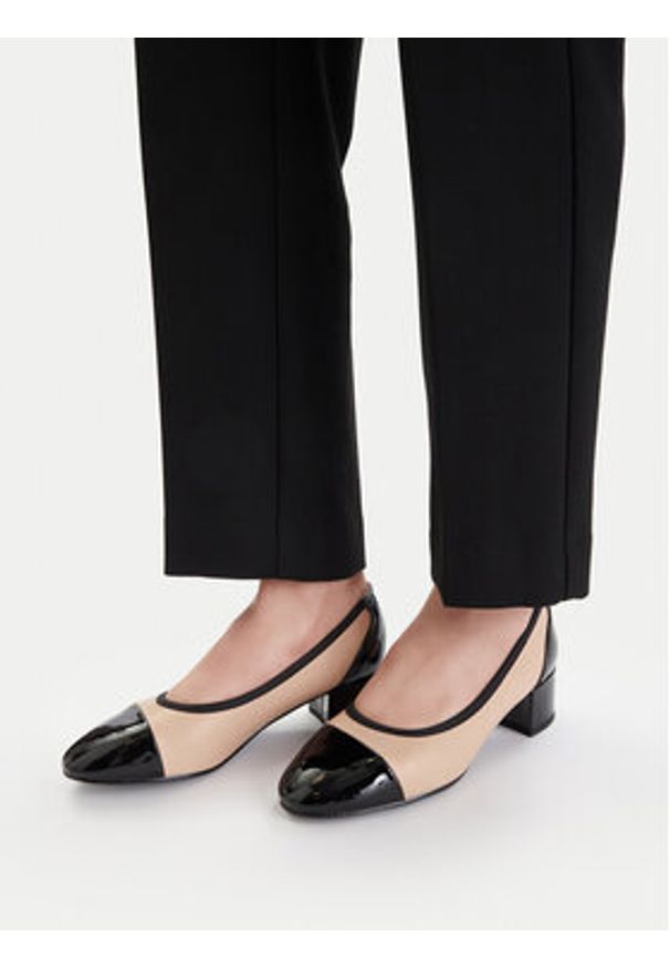 Jenny - JENNY Czółenka CEO-WS24030-01 Beżowy. Kolor: beżowy. Materiał: materiał