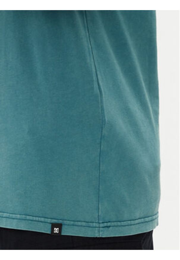 DC Shoes T-Shirt ADYZT05458 Zielony Regular Fit. Kolor: zielony. Materiał: bawełna