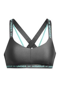 Biustonosz fitness Under Armour Crossback Low. Kolor: szary. Sport: fitness #1