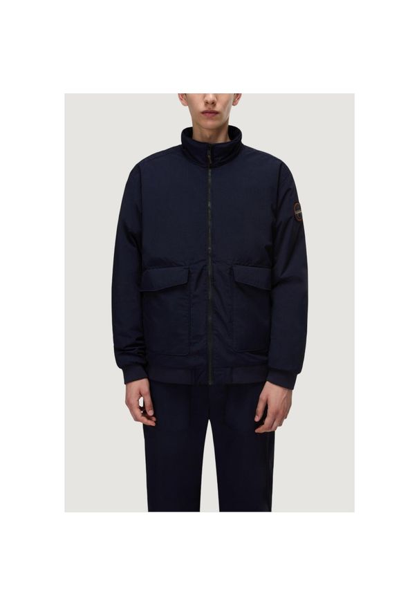 Napapijri - Kurtka puchowa Mężczyzna NAPAPIJRI A-GIOVI WINT. Kolor: niebieski. Materiał: puch. Sezon: zima