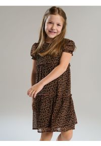 Sinsay - Luźna sukienka we wzór zwierzęcy - wielobarwny. Wzór: motyw zwierzęcy #1