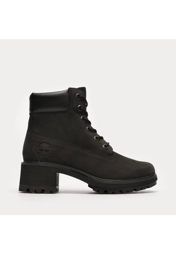 Timberland - TIMBERLAND Kinsley 6 In Waterproof Boot Botki damskie. Okazja: na co dzień. Kolor: czarny. Materiał: materiał, guma. Szerokość cholewki: normalna. Styl: elegancki, klasyczny, casual