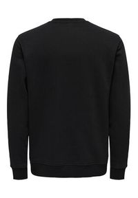 Only & Sons Bluza 22026379 Czarny Regular Fit. Kolor: czarny. Materiał: bawełna