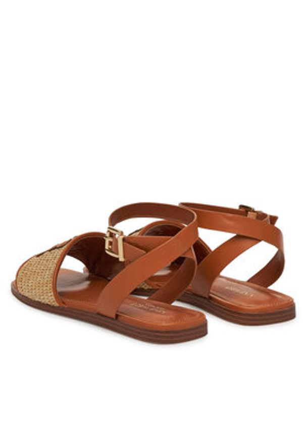 Nine West Sandały CWBFS181-03 Brązowy. Kolor: brązowy. Materiał: materiał, syntetyk