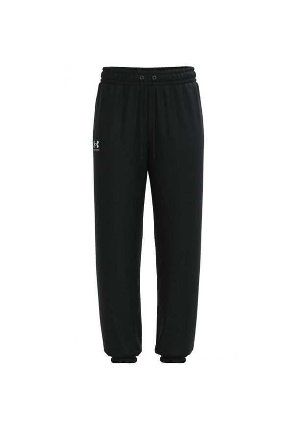 Spodnie sportowe damskie Under Armour Essential Fleece Joggers. Kolor: niebieski. Materiał: materiał, bawełna. Sport: bieganie