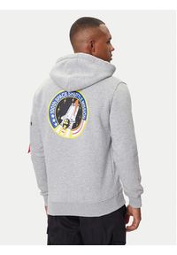 Alpha Industries Bluza Space Shuttle 178317 Szary Regular Fit. Kolor: szary. Materiał: bawełna #5