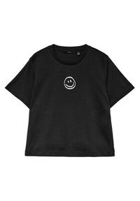 Vero Moda T-Shirt Sara 10311633 Czarny Regular Fit. Kolor: czarny. Materiał: bawełna #5