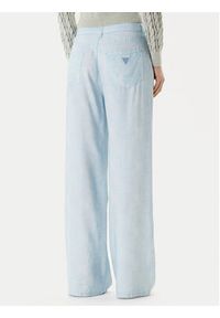 Guess Spodnie materiałowe 176485 Niebieski Slim Fit. Kolor: niebieski. Materiał: syntetyk #2