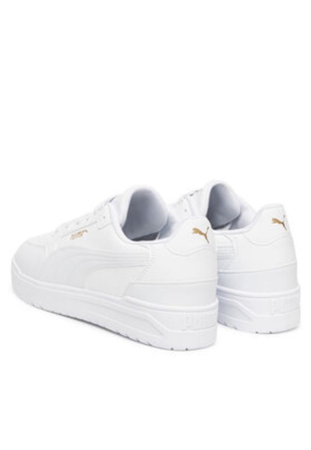 Puma Sneakersy Shuffle Downtown 402596 01 Biały. Kolor: biały. Materiał: skóra