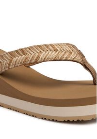 TOMMY HILFIGER - Tommy Hilfiger Japonki Rope Strap FW0FW09197 Beżowy. Kolor: beżowy. Materiał: materiał #4